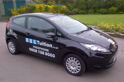 DSL Tuition driving instructor Ford Fiesta car - Cheap Driving Schools Lessons.